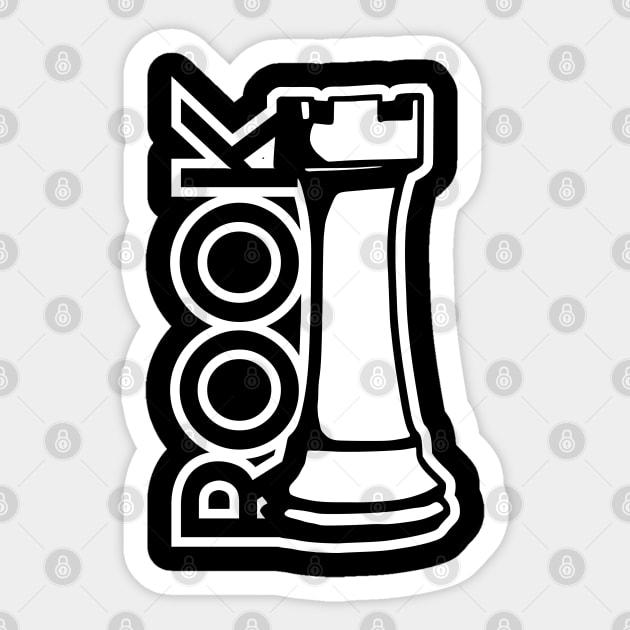 The Rook - Chess game Sticker by TKsuited